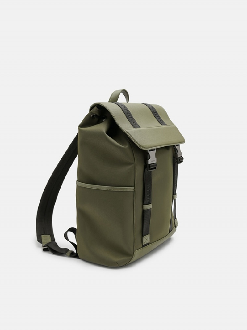 Green Men's Pedro Rigby Backpacks | GZKCEU-963