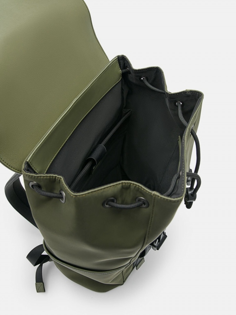 Green Men's Pedro Rigby Backpacks | GZKCEU-963