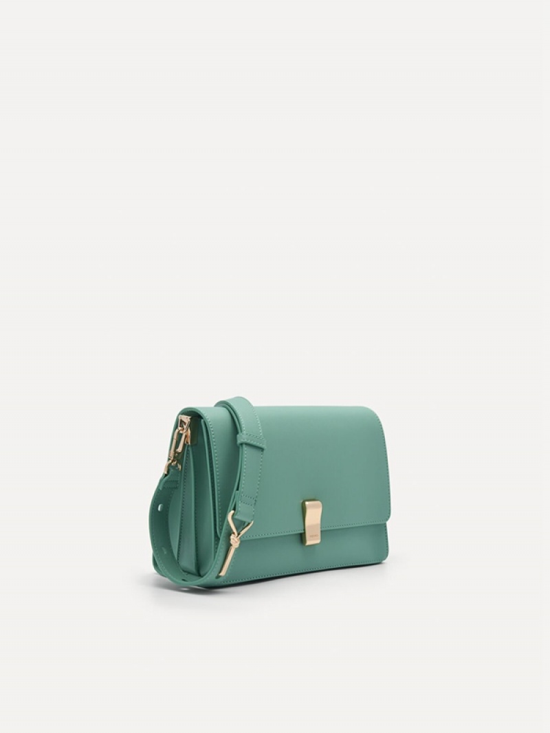 Green Women's Pedro Carolyn Shoulder Bags | PUHZSD-375