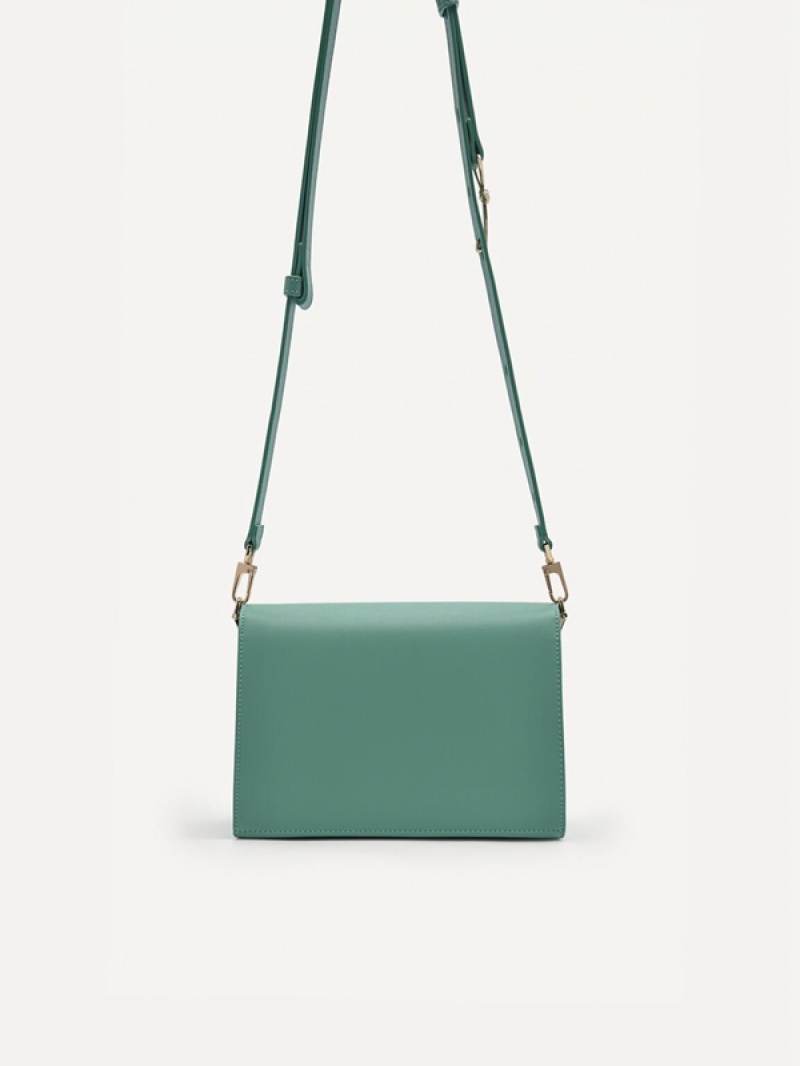 Green Women's Pedro Carolyn Shoulder Bags | PUHZSD-375