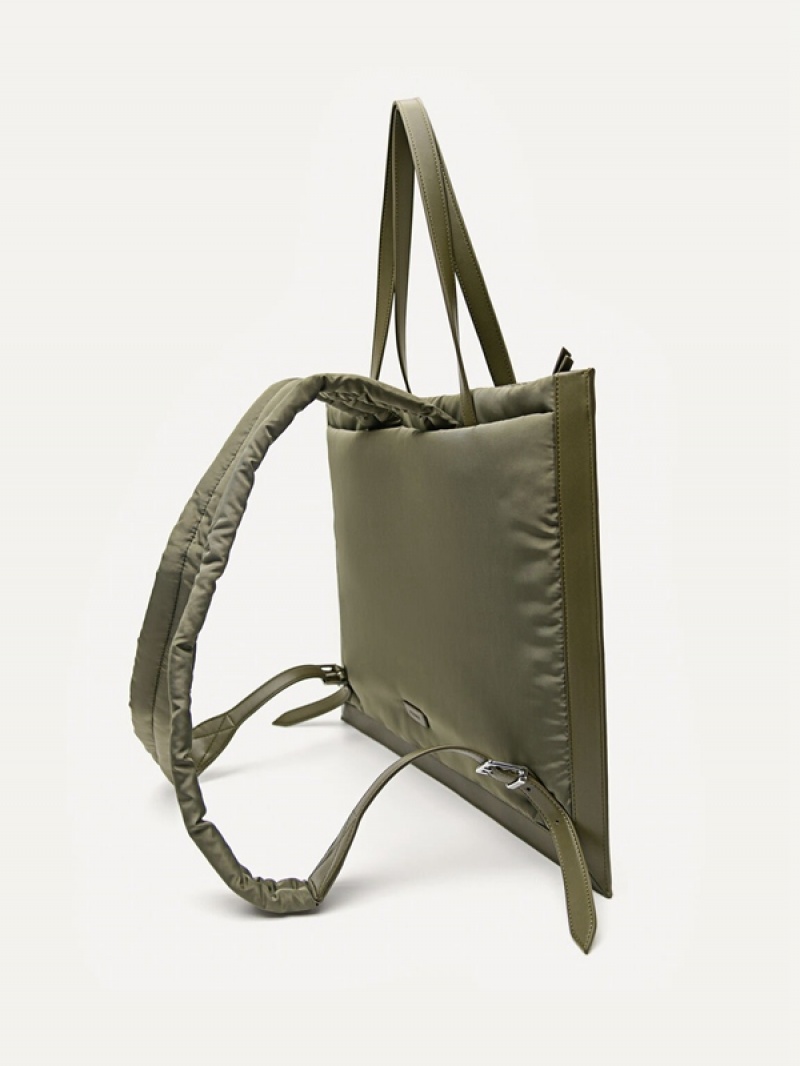 Green Women's Pedro Icon Nylon Tote Bag | GEOABI-204