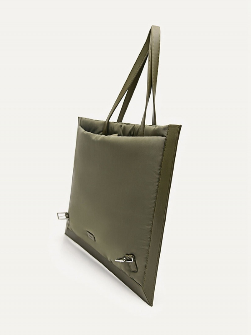 Green Women's Pedro Icon Nylon Tote Bag | GEOABI-204