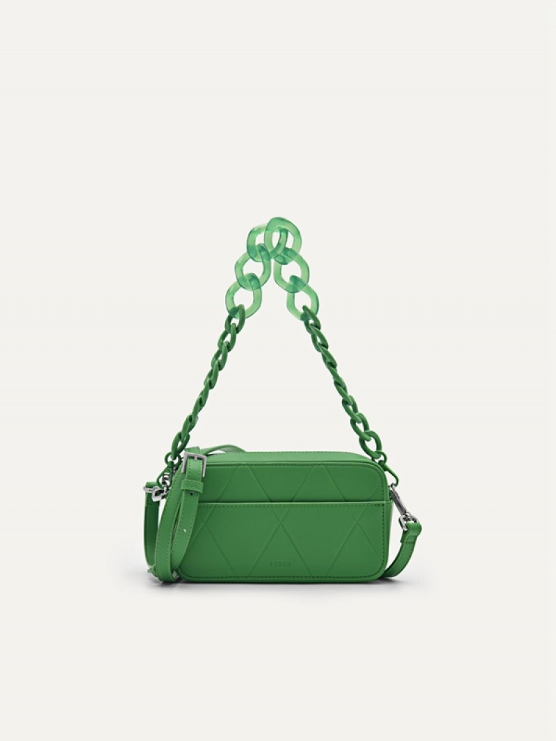 Green Women\'s Pedro Megan Mini Shoulder Bags | LYSBDC-487