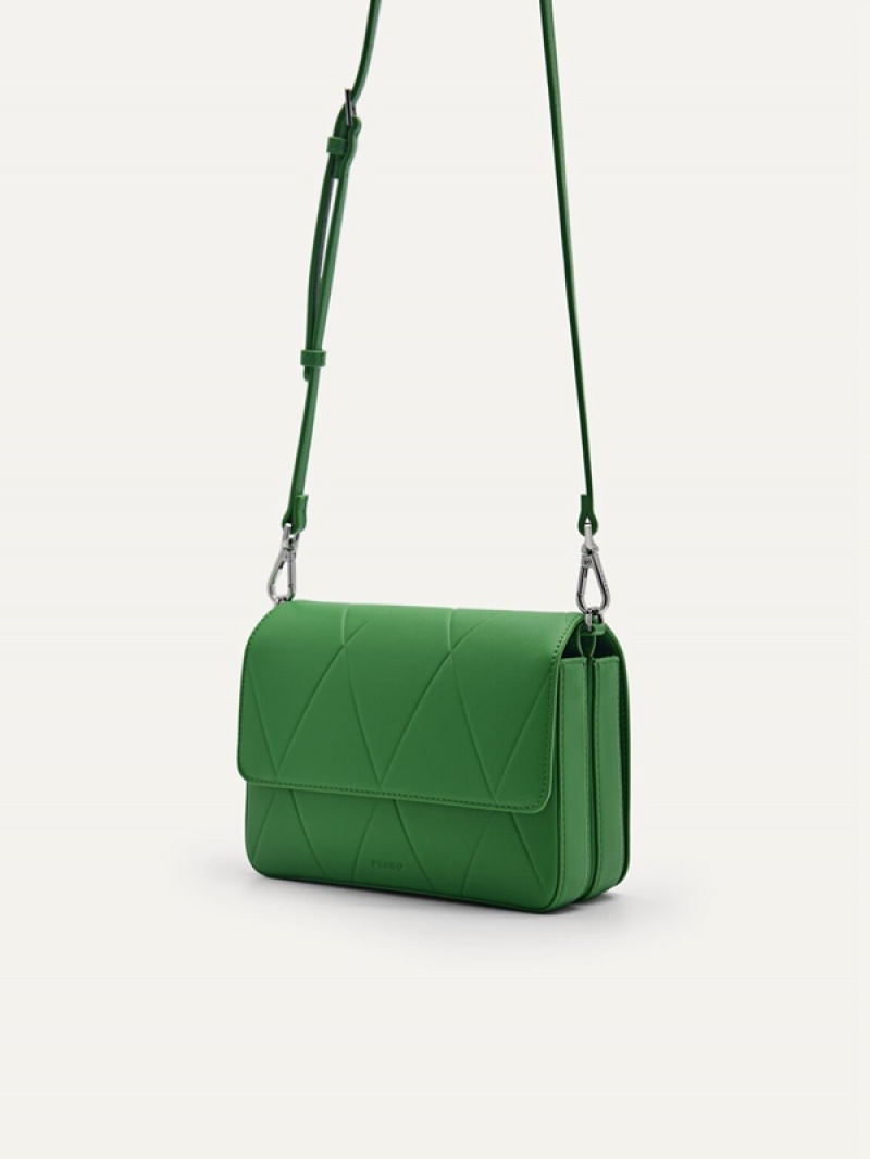 Green Women's Pedro Megan Shoulder Bags | DZAYKF-063