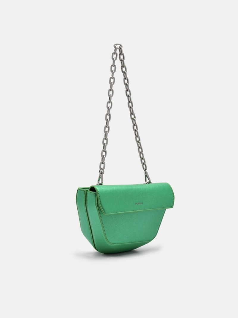 Green Women's Pedro Olivia Shoulder Bags | HTAQRP-642