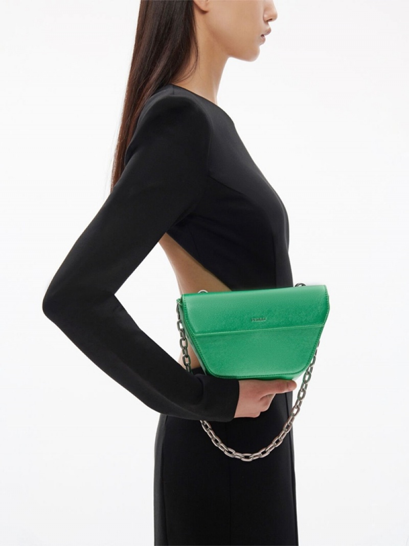 Green Women's Pedro Olivia Shoulder Bags | HTAQRP-642