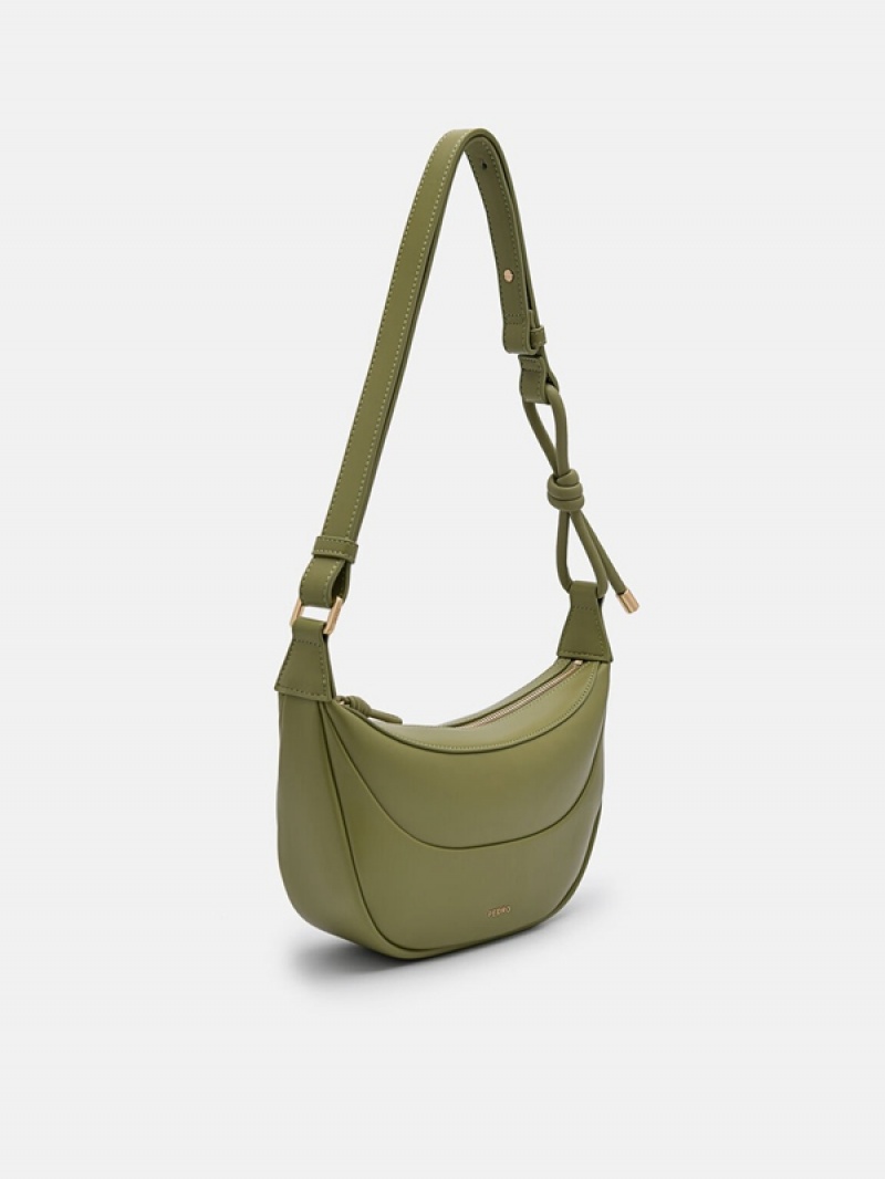 Green Women's Pedro Sadie Shoulder Bags | PQSXKL-714