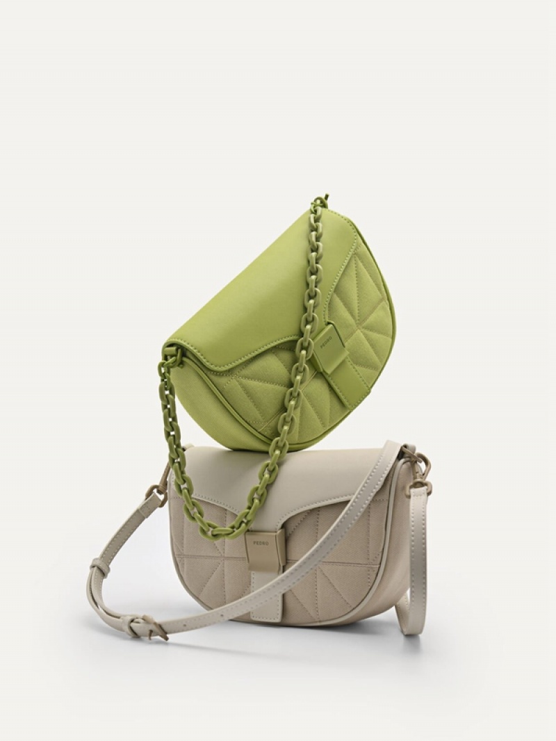 Green Women's Pedro reTwill Handbag | KDHLEU-305