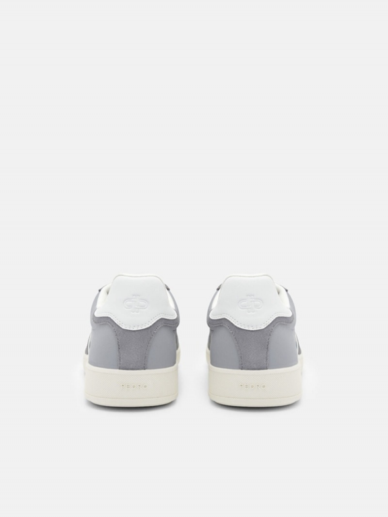 Grey Men's Pedro Icon Fleet Sneakers | UCWRLO-739