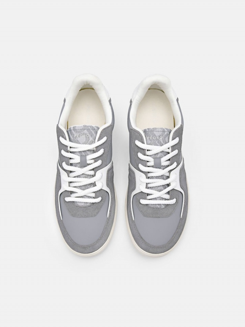 Grey Women's Pedro Icon Fleet Sneakers | JFGEPC-856