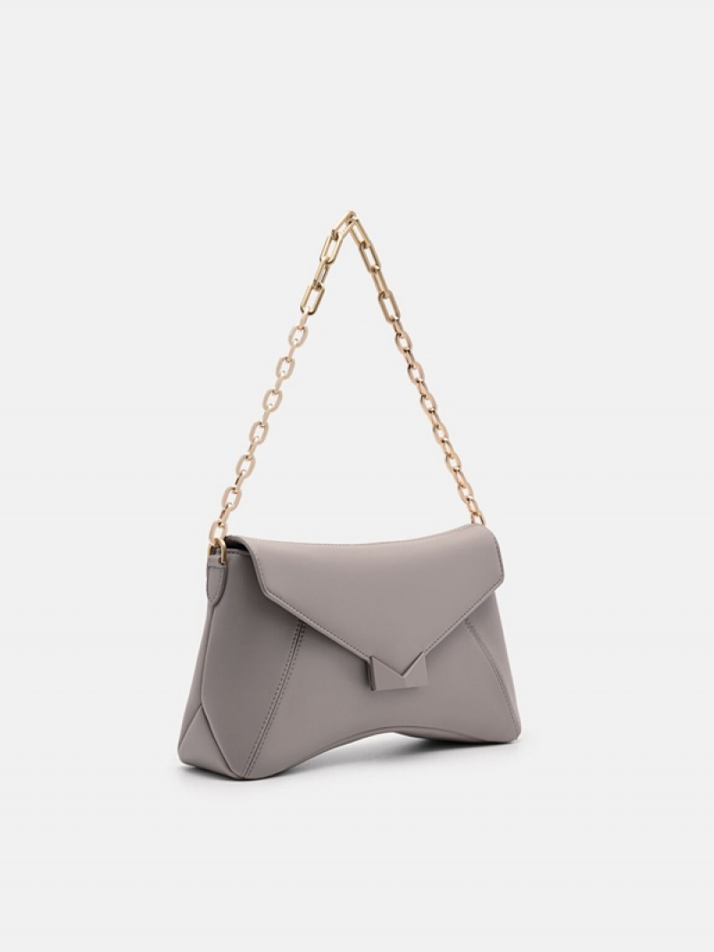 Grey Women's Pedro Marion Shoulder Bags | MHJTPX-703