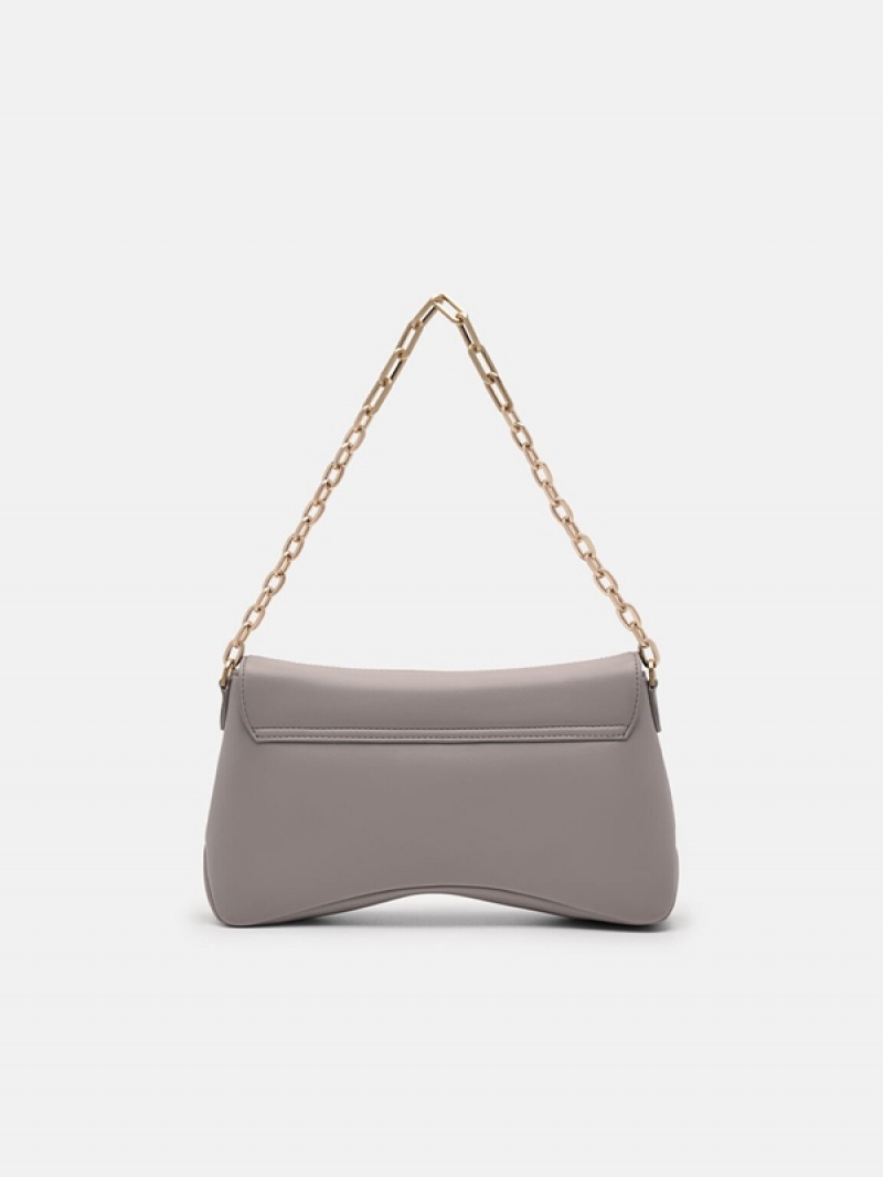 Grey Women's Pedro Marion Shoulder Bags | MHJTPX-703