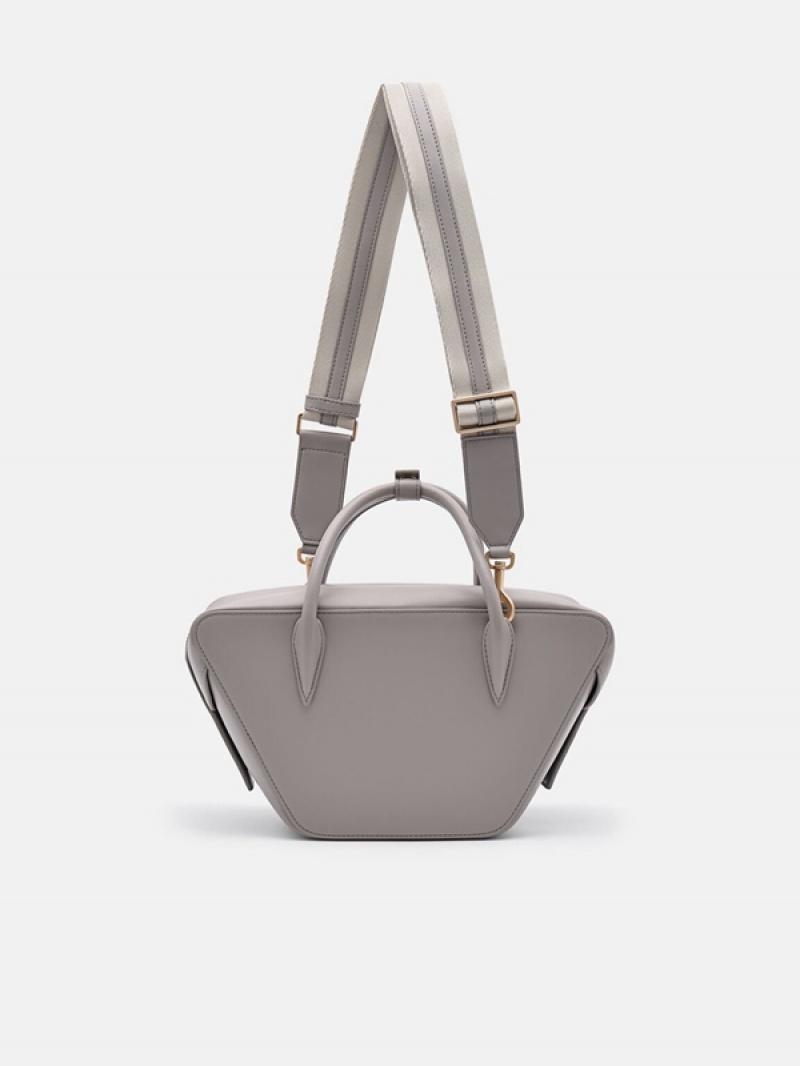 Grey Women's Pedro Olivia Handbag | OTEGSI-586