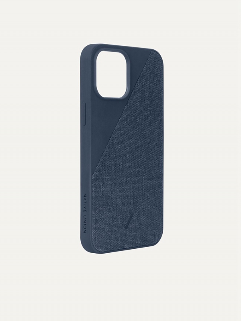 Indigo Women's Pedro Canvas Fabric iPhone 12 Phone Case | BAUVSZ-901