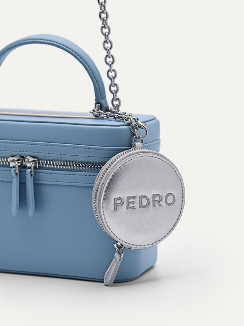 Light Blue Women's Pedro Ari Boxy Shoulder Bags | XKRTSE-238