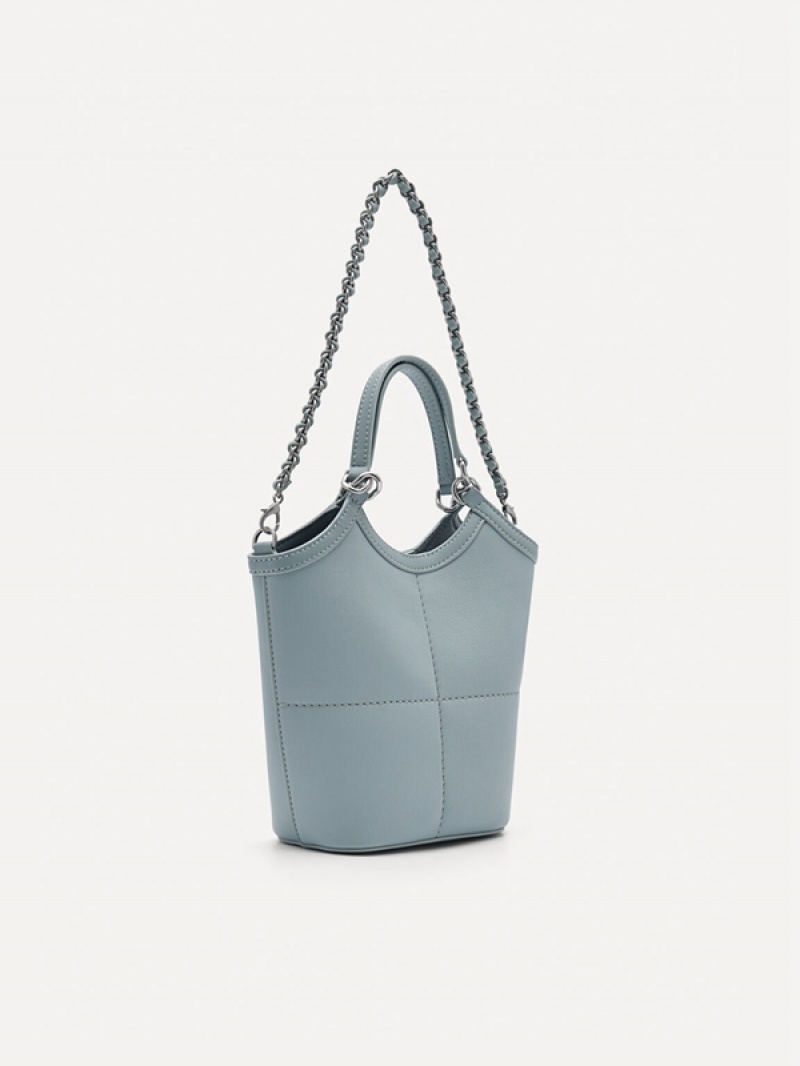 Light Blue Women's Pedro Elle Tote Bag | AKPCEF-347