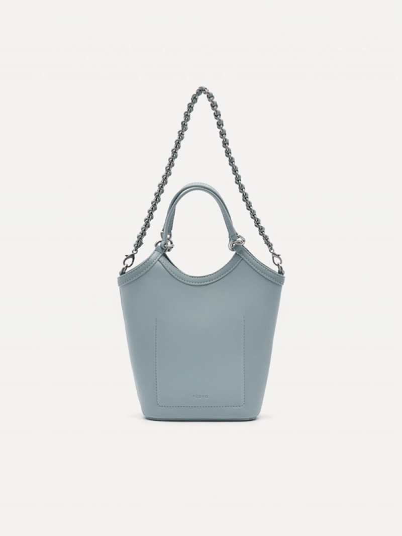 Light Blue Women's Pedro Elle Tote Bag | AKPCEF-347