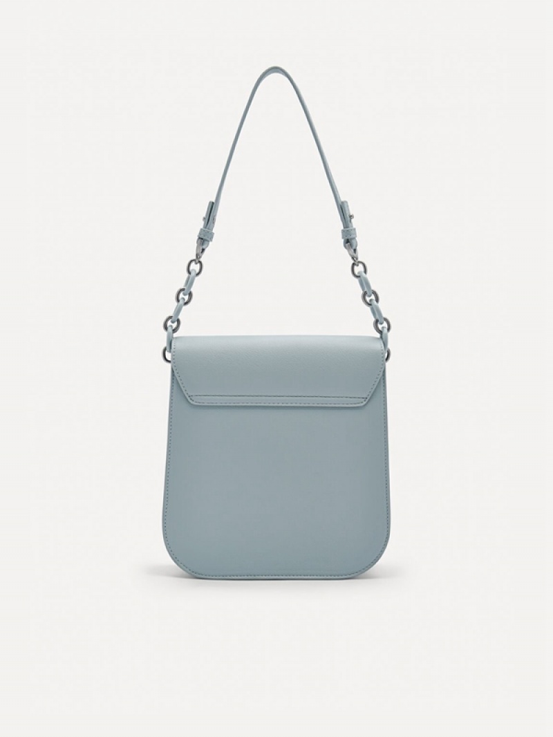 Light Blue Women's Pedro Sydney Shoulder Bags | NMIXSO-492