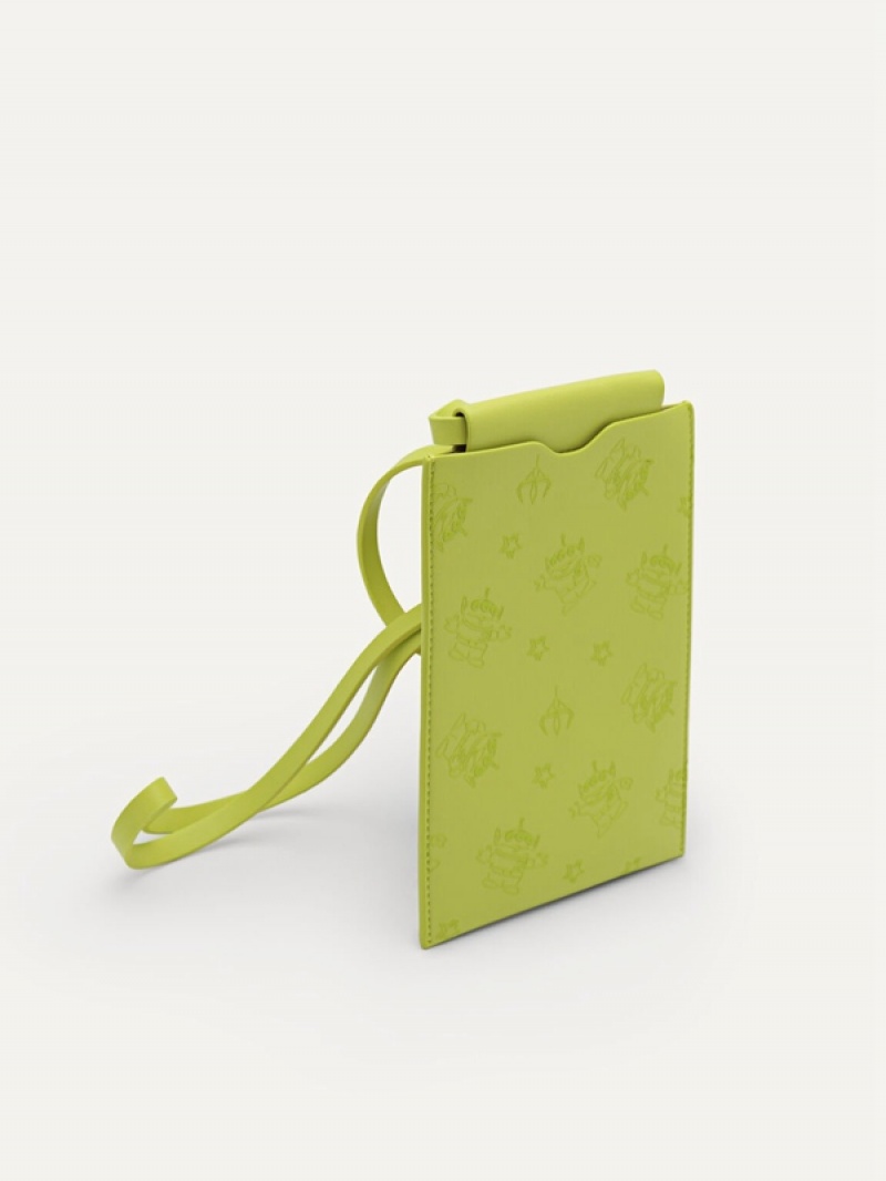 Light Green Men's Pedro Disney Trip Phone Pouches | SCINTA-629