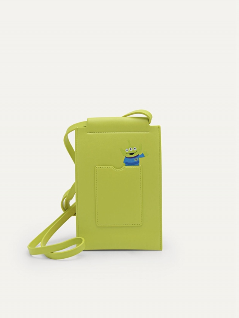 Light Green Men's Pedro Disney Trip Phone Pouches | SCINTA-629