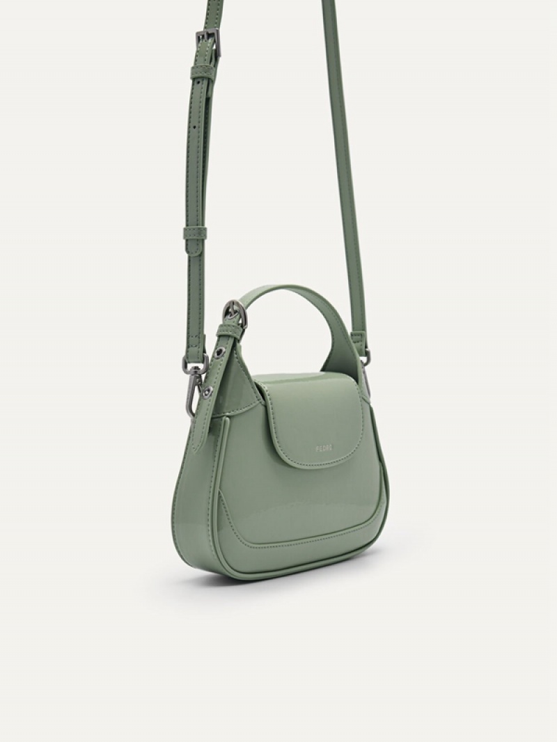 Light Green Women's Pedro Lilah Shoulder Bags | THFGXN-294