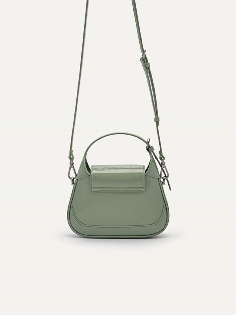 Light Green Women's Pedro Lilah Shoulder Bags | THFGXN-294