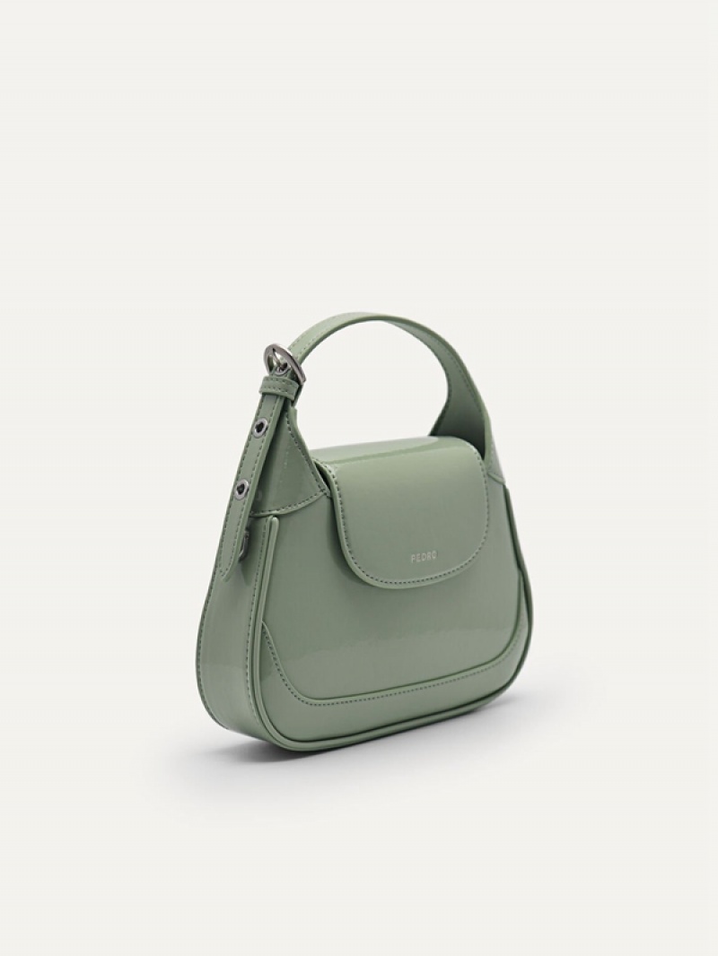 Light Green Women's Pedro Lilah Shoulder Bags | THFGXN-294