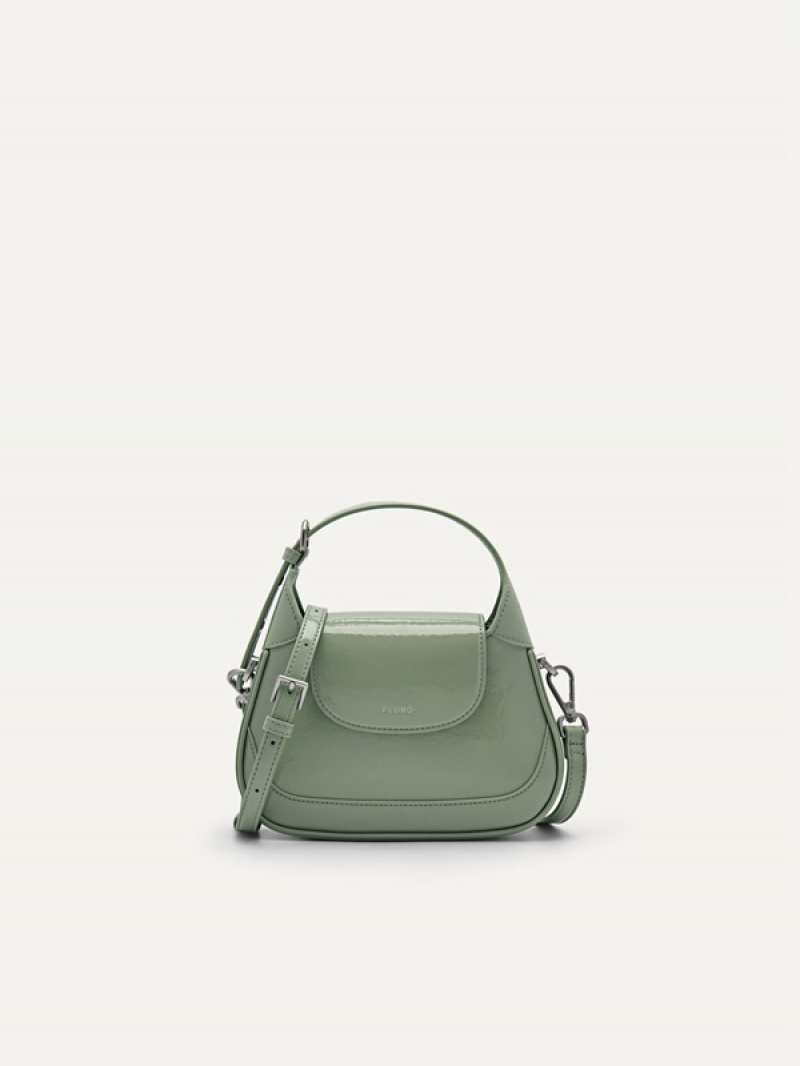 Light Green Women\'s Pedro Lilah Shoulder Bags | THFGXN-294