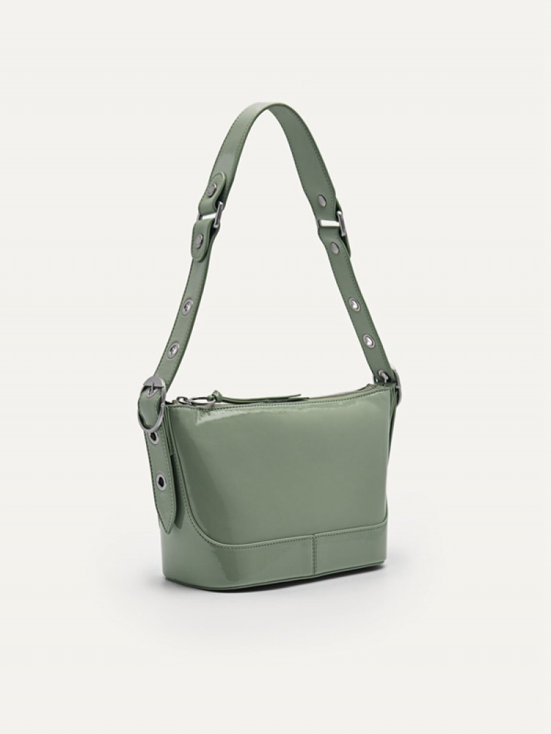 Light Green Women's Pedro Norah Shoulder Bags | TCBUGW-479