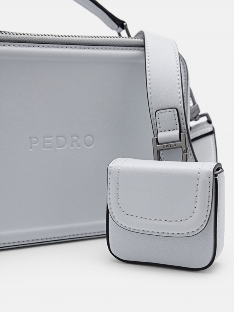 Light Grey Men's Pedro Drew Sling Bag | GLEISP-594