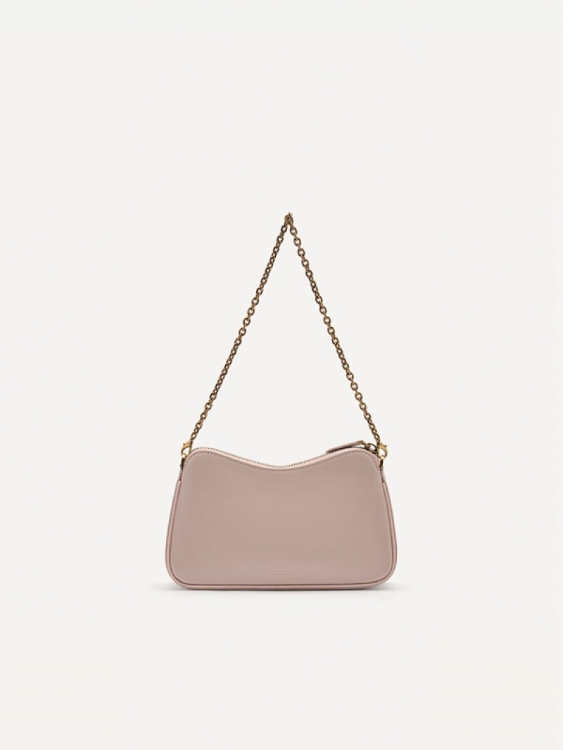 Light Pink Women's Pedro Cady Mini Shoulder Bags | QUBPAR-526