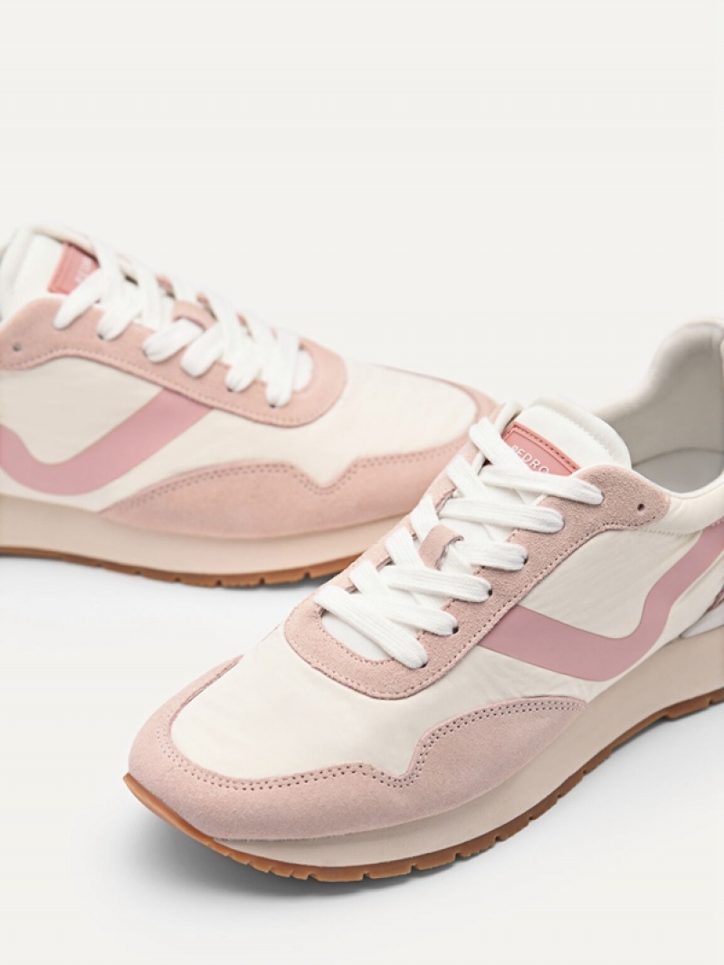 Light Pink Women's Pedro Swift Sneakers | VKBJCS-473