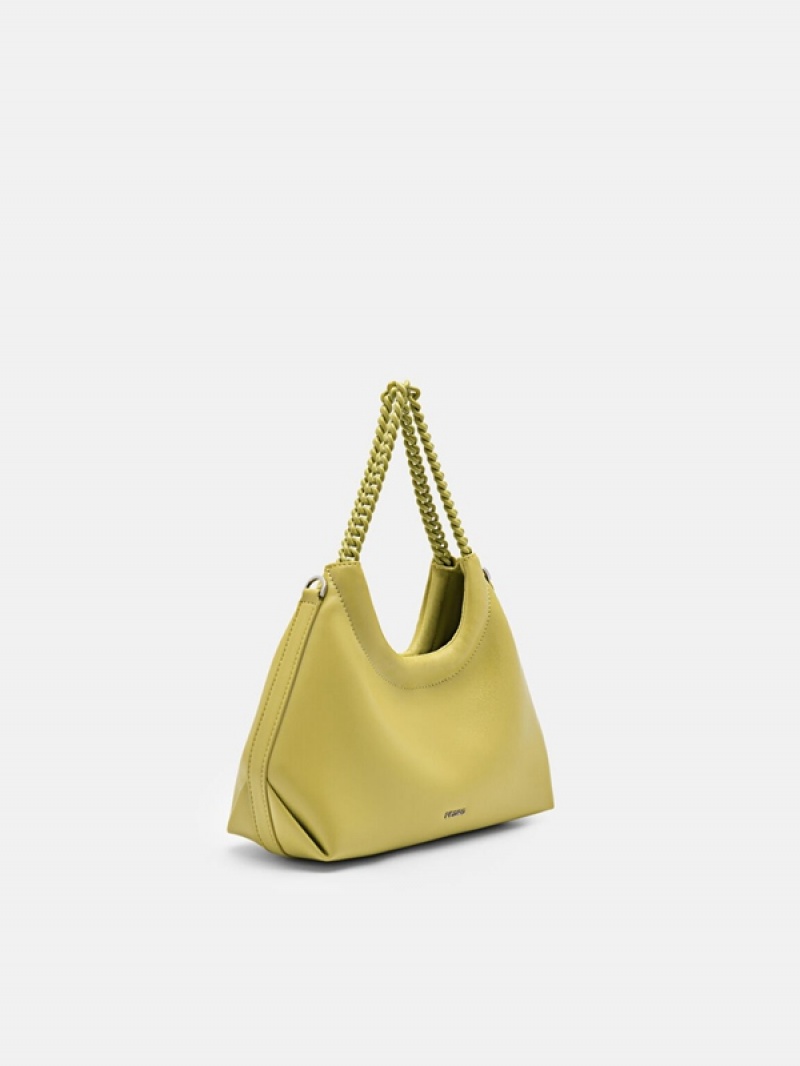 Light Yellow Women's Pedro Naomie Handbag | ZVJTMB-728