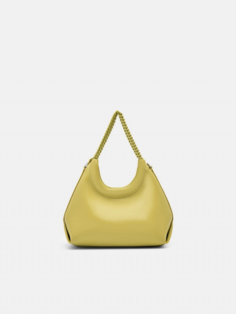 Light Yellow Women's Pedro Naomie Handbag | ZVJTMB-728