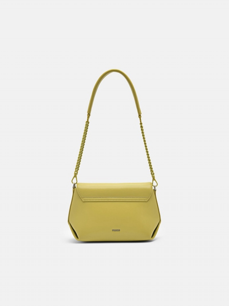 Light Yellow Women's Pedro Naomie Mini Shoulder Bags | JASXEI-568