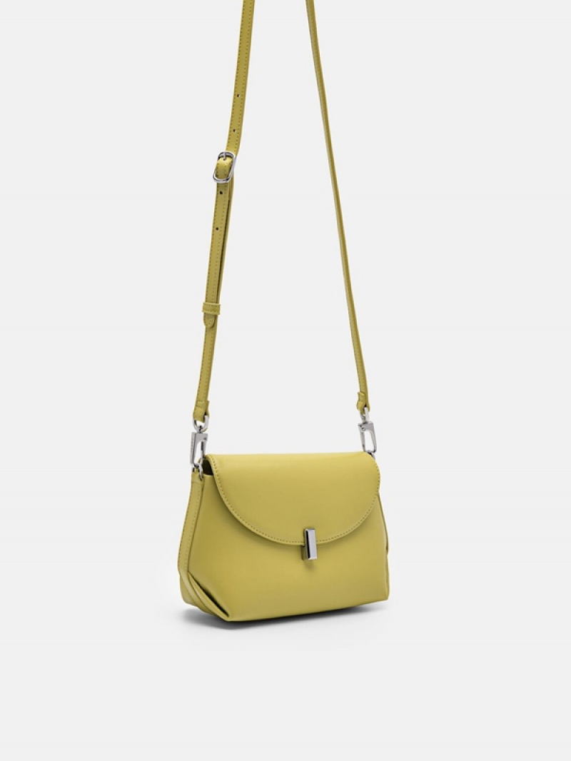 Light Yellow Women's Pedro Naomie Mini Shoulder Bags | JASXEI-568