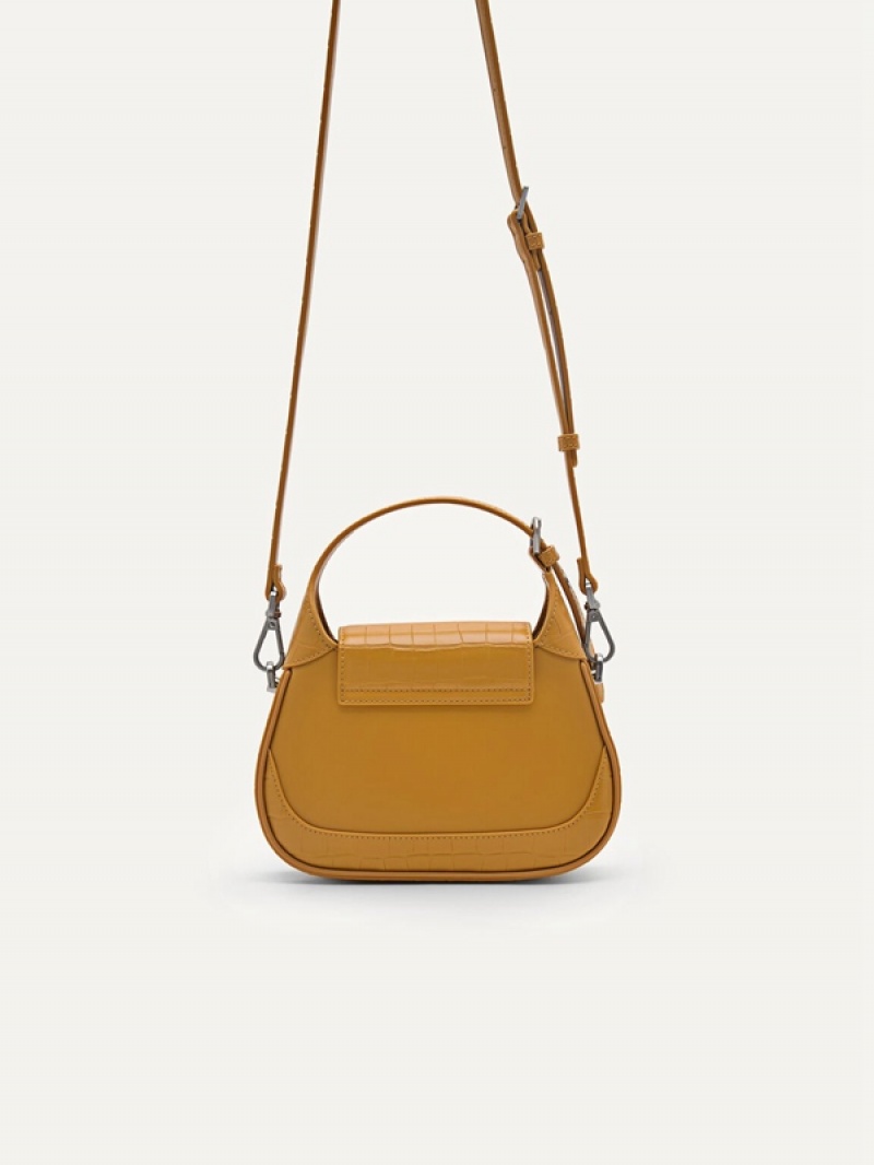 Mustard Women's Pedro Lilah Shoulder Bags | MPSFVB-864