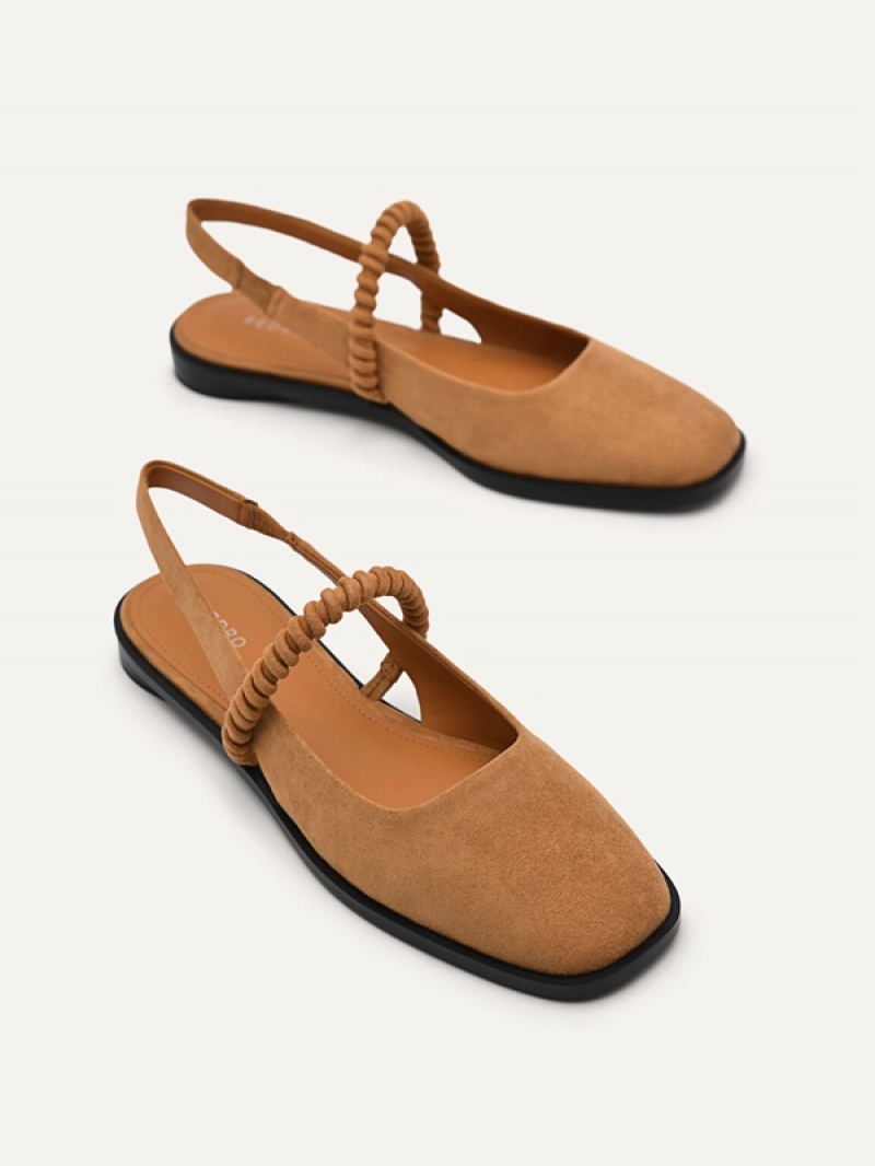 Mustard Women's Pedro Trinket Flats | NVDAIK-289