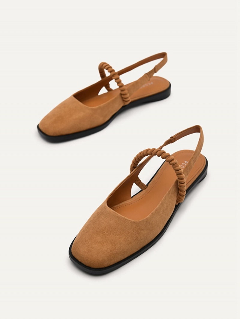 Mustard Women's Pedro Trinket Flats | NVDAIK-289