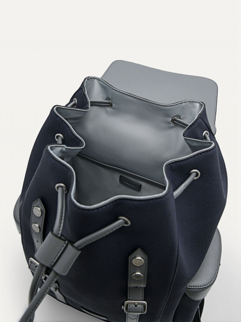 Navy Men's Pedro Jones Backpacks | KHFOPE-798