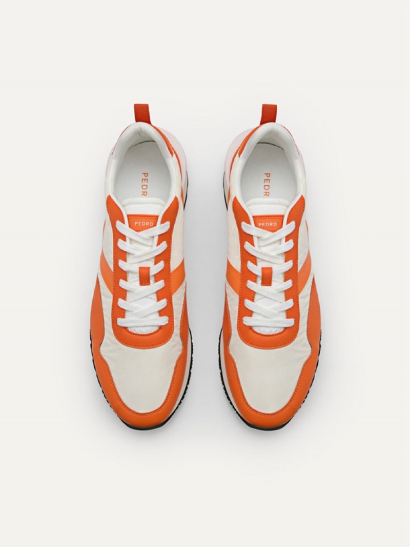 Orange Men's Pedro Swift Sneakers | RSTEYC-352