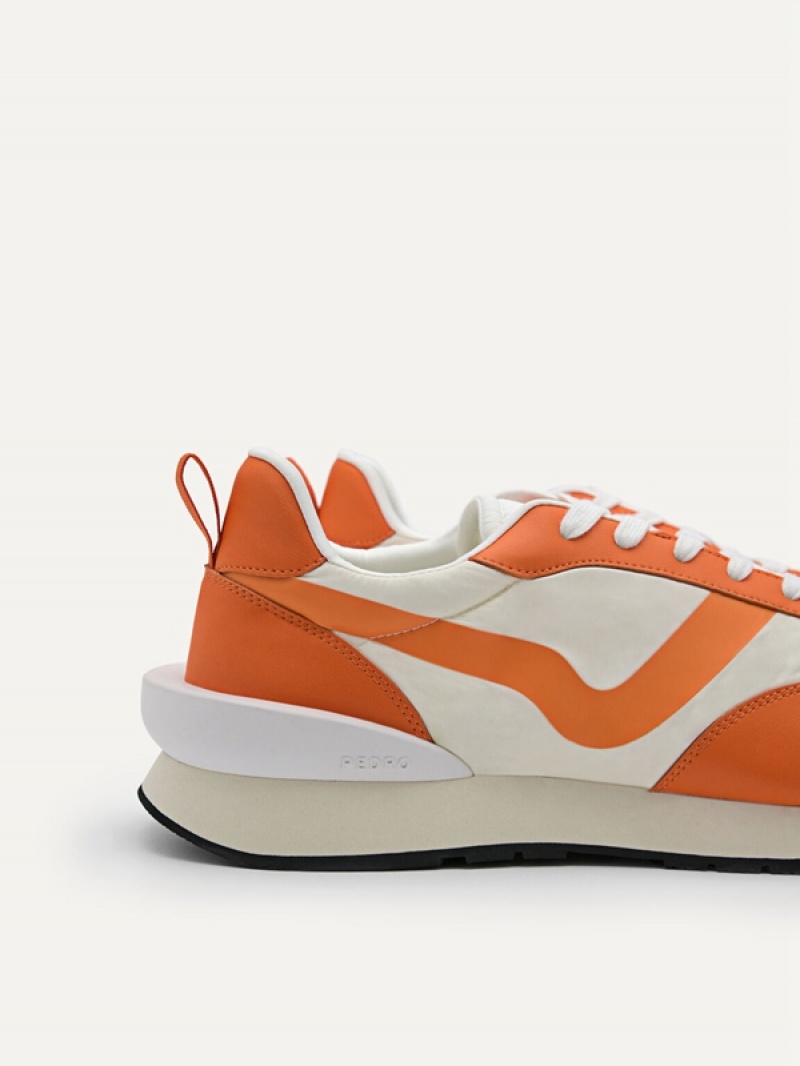 Orange Men's Pedro Swift Sneakers | RSTEYC-352