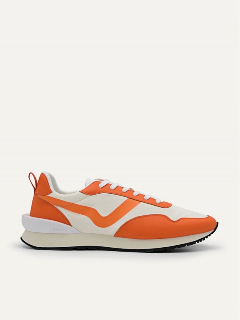 Orange Men\'s Pedro Swift Sneakers | RSTEYC-352