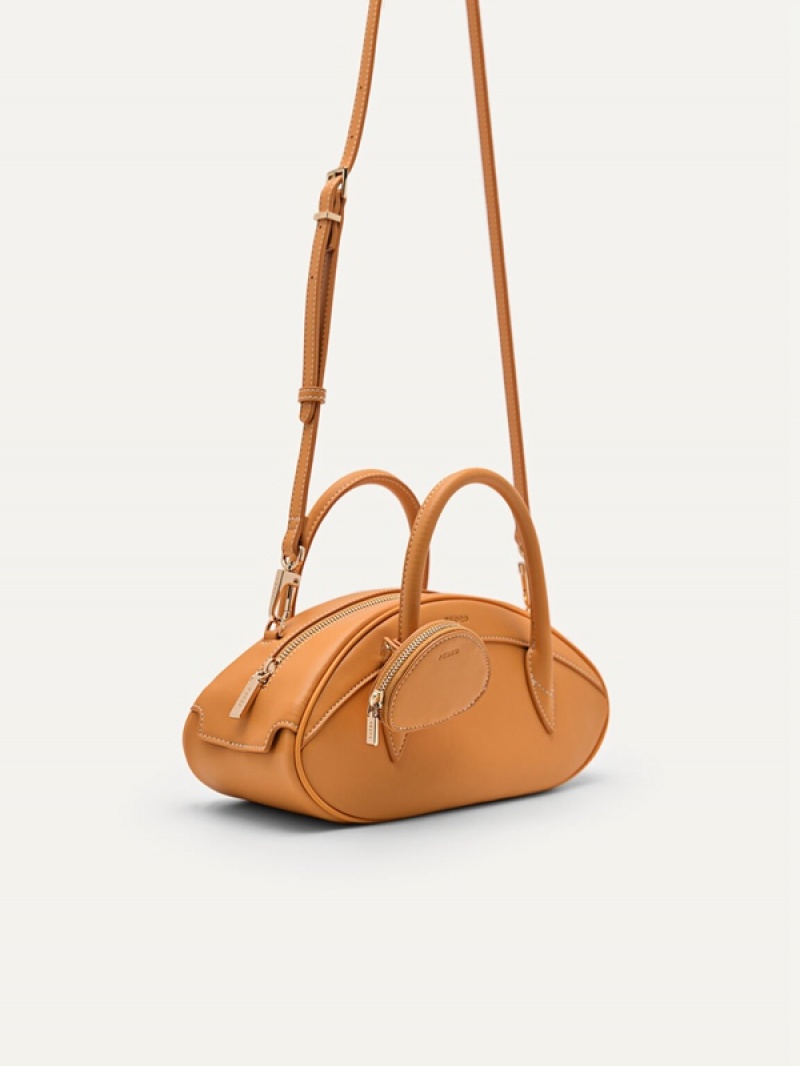 Orange Women's Pedro Bianca Shoulder Bags | DMLTIV-196