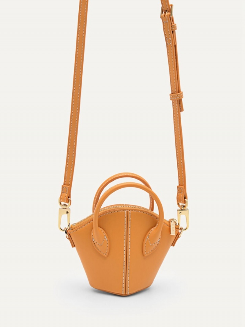 Orange Women's Pedro Micro Sling Pouches | ONXSIJ-851