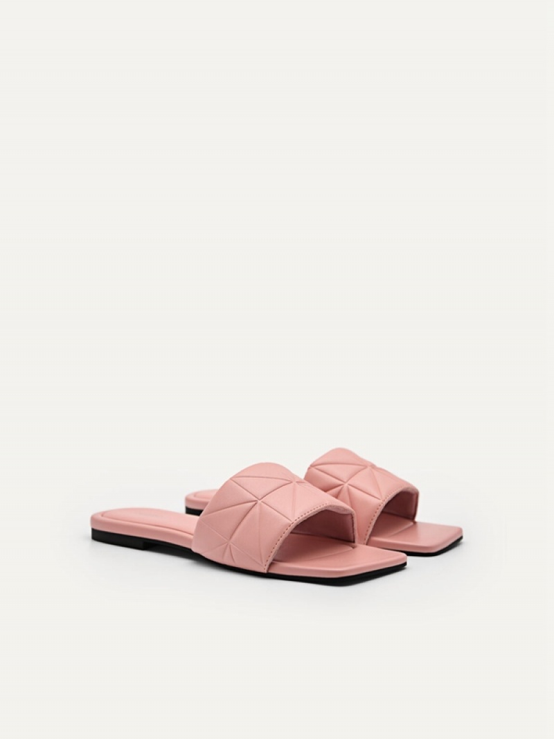 Pink Women's Pedro Bianca Pixel Sandals | YFBSXV-254