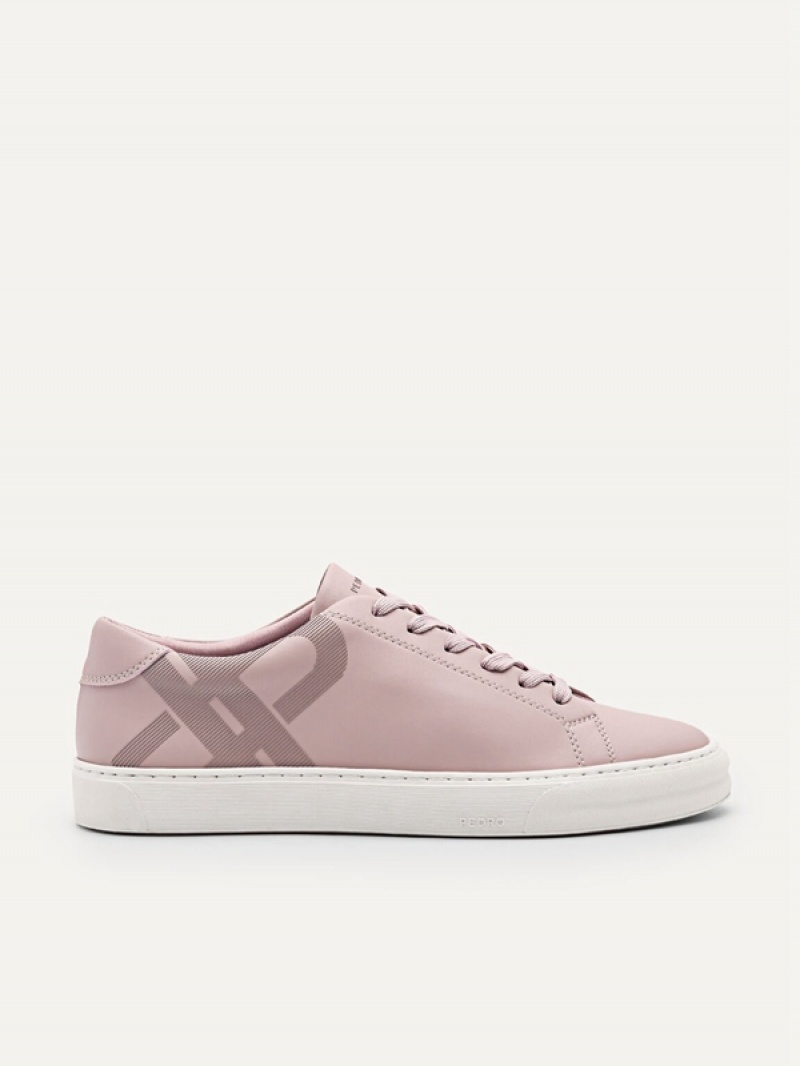 Pink Women\'s Pedro Icon Court Sneakers | HRDWFT-271