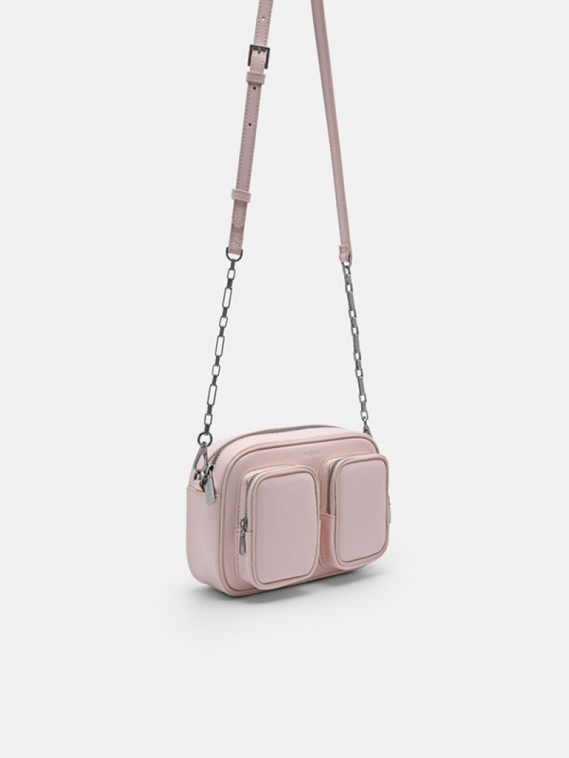 Pink Women's Pedro Maggie Mini Shoulder Bags | JCMUVP-390