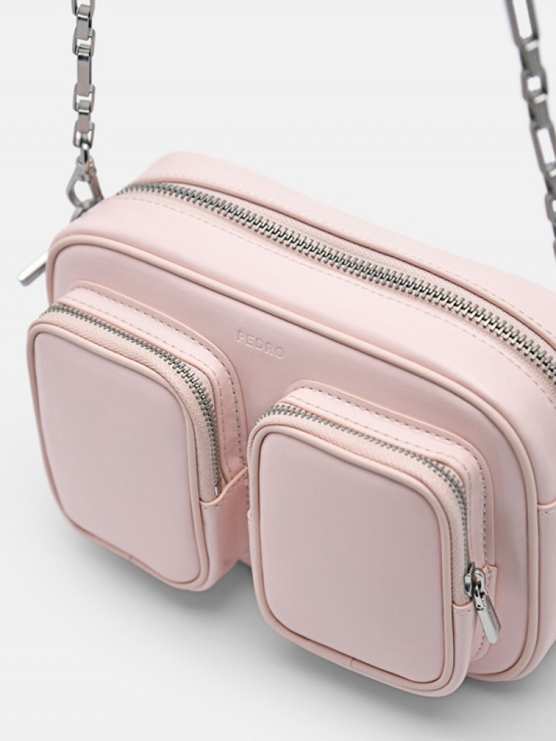 Pink Women's Pedro Maggie Mini Shoulder Bags | JCMUVP-390