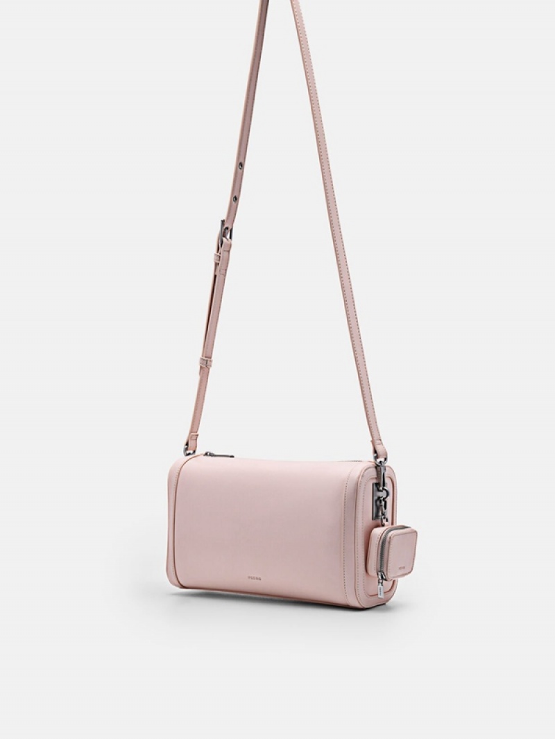 Pink Women's Pedro Maggie Shoulder Bags | GWEMRU-309